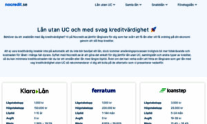 Nocredit.se thumbnail