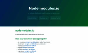 Node-modules.io thumbnail
