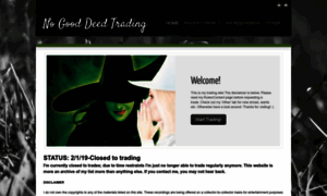 Nogooddeedtrading.weebly.com thumbnail