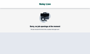 Noisy-lion.workable.com thumbnail