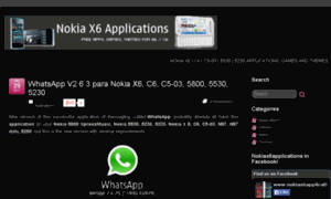 Nokiax6applications.com thumbnail