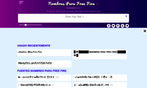 Nombres-parafreefire.com thumbnail