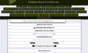 Nombresparafreefire.net thumbnail