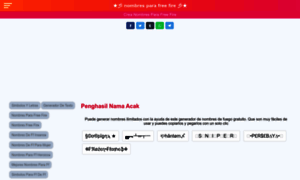 Nombresparafreefires.com thumbnail
