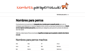 Nombresparaperros.wiki thumbnail