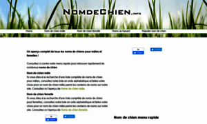 Nomdechien.info thumbnail