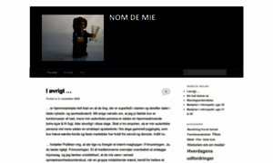 Nomdemie.wordpress.com thumbnail