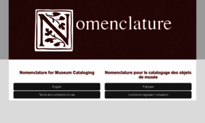 Nomenclature.info thumbnail