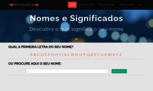 Nomesesignificados.com thumbnail