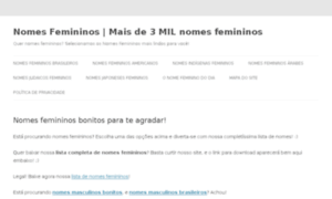 Nomesfemininos.com.br thumbnail