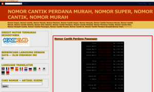 Nomorcantikperdana.blogspot.com thumbnail