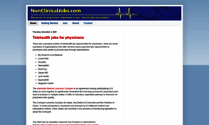 Nonclinicaljobs.com thumbnail