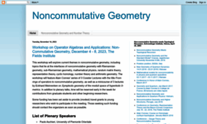 Noncommutativegeometry.blogspot.com thumbnail