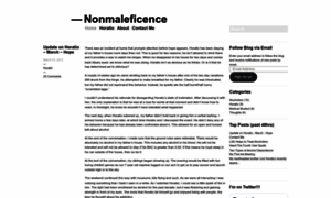 Nonmaleficence.wordpress.com thumbnail