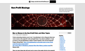 Nonprofitmusingsblog.wordpress.com thumbnail