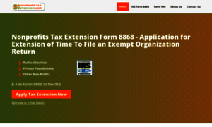 Nonprofittaxextension.com thumbnail