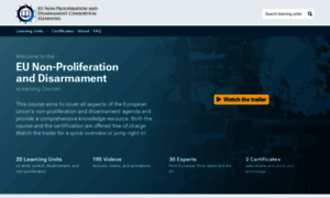 Nonproliferation-elearning.eu thumbnail