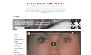 Nonsurgicalrhinoplasty.org thumbnail