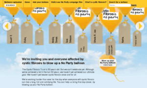 Noparty.cysticfibrosis.org.uk thumbnail