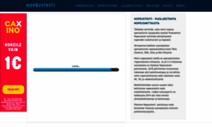Nopeustesti.com thumbnail