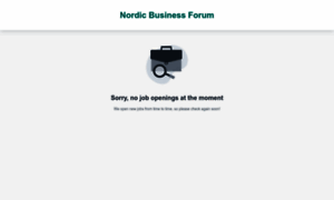 Nordic-business-forum.workable.com thumbnail