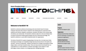 Nordichi2016.org thumbnail