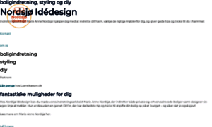 Nordsjoidedesign.dk thumbnail