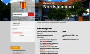 Nordstemmen.ratsinfomanagement.net thumbnail