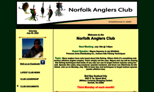 Norfolkanglersclub.com thumbnail
