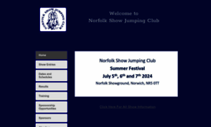 Norfolkshowjumping.co.uk thumbnail