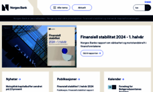 Norges-bank.no thumbnail