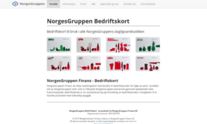 Norgesgruppenbedriftskort.no thumbnail