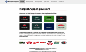 Norgesgruppengavekort.no thumbnail