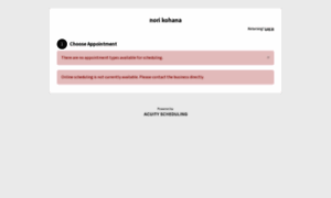 Norikohana.acuityscheduling.com thumbnail