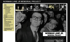 Normanlanejrmemorialproject.org thumbnail
