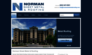 Normansheetmetalroofing.com thumbnail