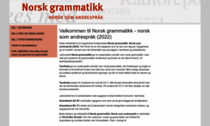 Norskgrammatikk.cappelendamm.no thumbnail
