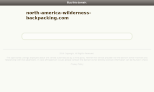 North-america-wilderness-backpacking.com thumbnail