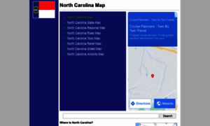 North-carolina-map.org thumbnail