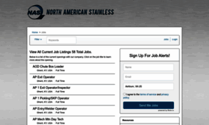 Northamericanstainless.applicantpool.com thumbnail