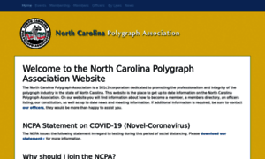 Northcarolinapolygraphassociation.org thumbnail