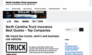 Northcarolinatruckinsurance.com thumbnail