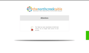 Northcreek.table.org thumbnail