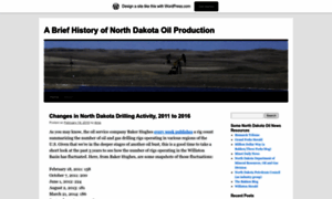 Northdakotaoil.wordpress.com thumbnail