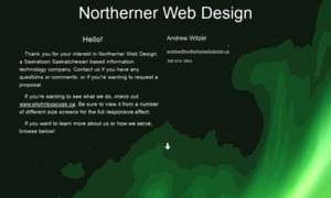 Northernerwebdesign.ca thumbnail