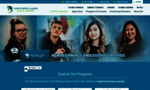 Northernlakescollege.ca thumbnail