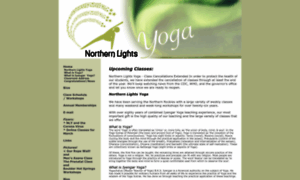 Northernlightsyoga.com thumbnail