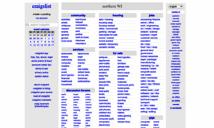 Northernwi.craigslist.org thumbnail