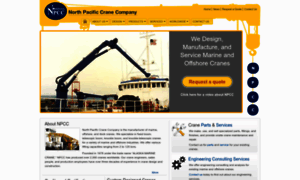 Northpacificcrane.com thumbnail