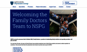 Northshorephysicians.org thumbnail